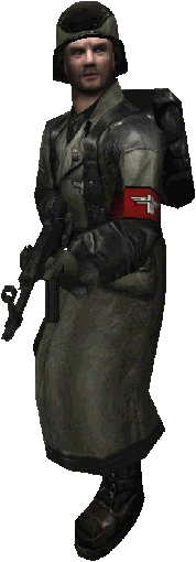 &lt;Commando&gt; : Axis Soldier with MP40