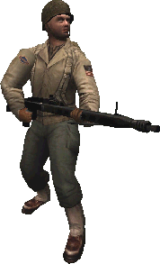 JOHN : Allies Soldier with MG42